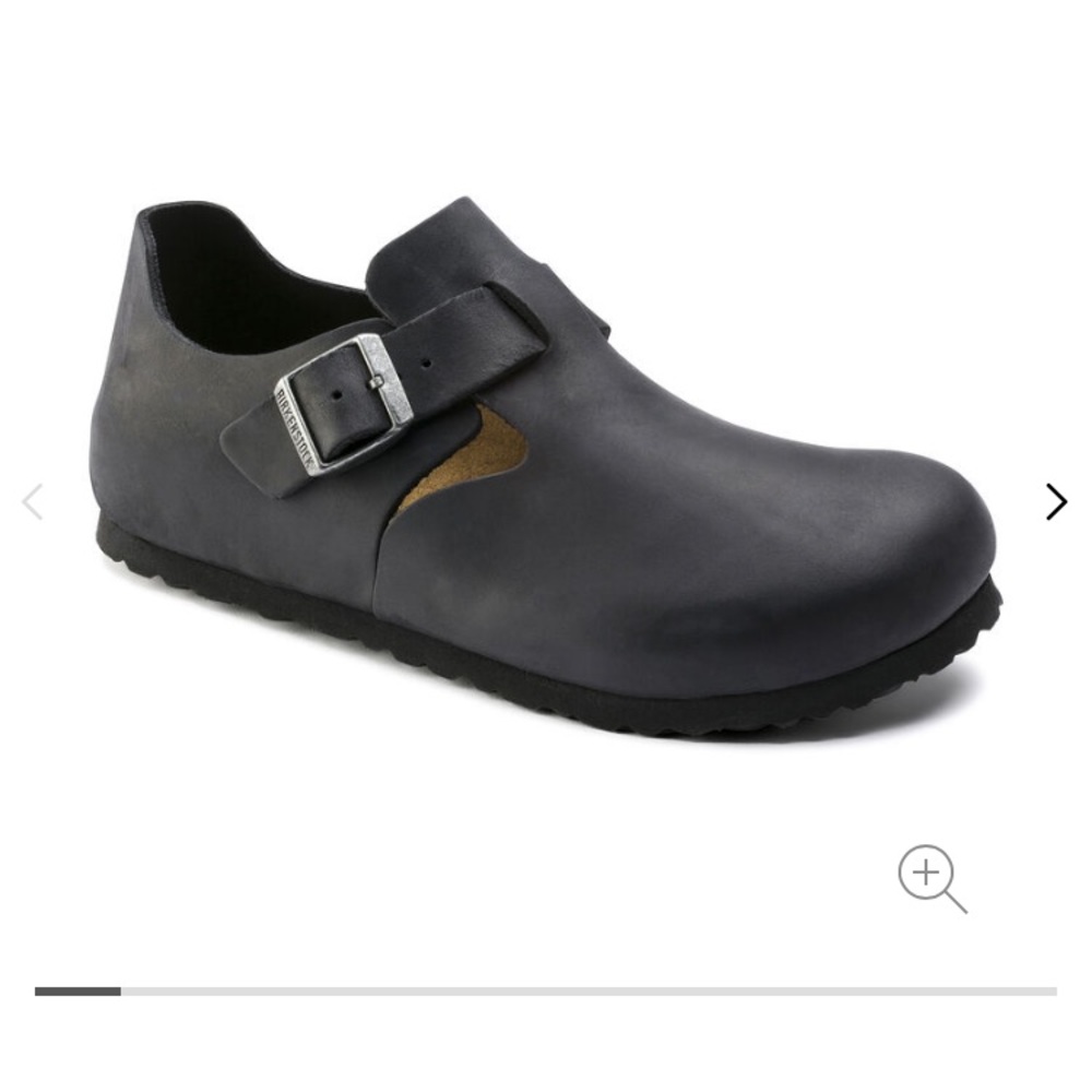 London Birkenstock-Brand New w/o box. Too narrow for husband. Only tried on.